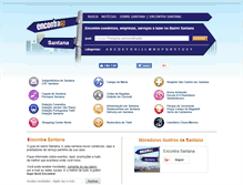 Tablet Screenshot of encontrasantana.com.br